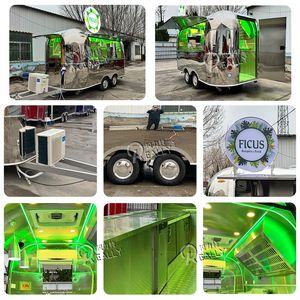 China OEM Food Truck Burger Fast Mobile Trailer Food <b>Camping</b> <b>Cart</b> Park Food Trailer - Product Image 6