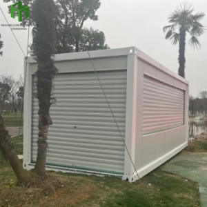 Con puerta enrollable residencial para tiendas Cobertizo de herramientas residencial Sala de garaje prefabricada Contenedor de 20 pies Casa móvil - Product Image 2