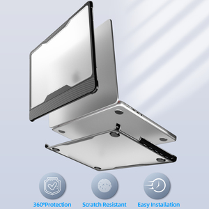 Custodia Protettiva Opaca di Alta Qualità in PC per <span class=keywords><strong>MacBook</strong></span> <span class=keywords><strong>Air</strong></span> <span class=keywords><strong>13</strong></span> Pollici, Più Spessa e Antiurto, per M2/M3 2024 A3241 - Product Image 3