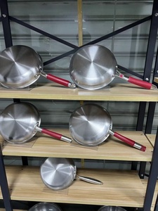 2023 gran oferta utensilios de cocina sartén antiadherente panal <span class=keywords><strong>3</strong></span>,5 MM espesor <span class=keywords><strong>3</strong></span> capas sartén de acero inoxidable - Product Image 5
