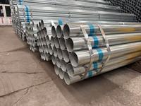 Tubería de Acero Redonda Galvanizada en Caliente, Estándar ASTM Q235, para Suministro de Agua, Protección Contra Incendios, Plomería e Ingeniería