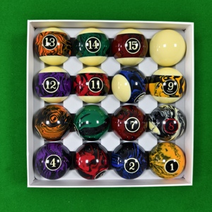 Bola de <span class=keywords><strong>Billar</strong></span> HAOSHI Dream de Resina de Alta Calidad de 57.2 mm, Tamaño Estándar, Peso Personalizable, Bola de <span class=keywords><strong>Billar</strong></span> Americana - Product Image 3