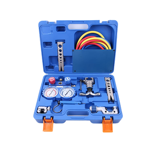 Kit de herramientas de flare de fuente de alimentación manual OEM, expansor de refrigeración R410, caja de herramientas de mantenimiento de presión de refrigerante, 2 unidades - Product Image 4