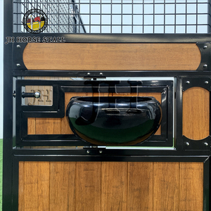 Fournisseur fiable, design unique de qualité supérieure, panneaux de porte d'écurie pour chevaux en acier métallique, économiques, 7,2 pieds - Product Image 2