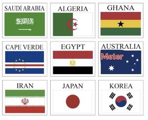 Nouveau autocollant tatouage drapeau national 4,5x3,5CM pour accessoires d'équipe de cheerleading - Product Image 6