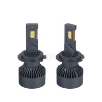 GOODZOOM Faros Delanteros LED 4300k Cálidos H4 9005 9006 H7, Bombilla LED de Amplio Voltaje 4300K para Autos y Camiones