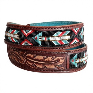 Cinturón Casual para Hombre BS INTERNATIONAL NA34 3.8 CM, Moderno, de Alta Calidad, Cuero Vacuno Genuino, Hebilla Cuadrada Estampada, Sólido - Product Image 4