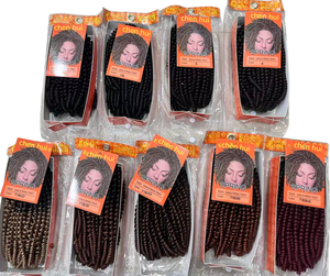 Extensiones de Cabello Afro Sintético de Alta Calidad para Mujer, Trenzadas sin Nudos, Rizadas, Suaves y Elásticas, Fibra de Alta Temperatura, 175g - Product Image 3