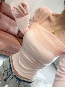 Maglioni Bianchi da Donna con Colletto Quadrato, Modellanti, Sexy e alla Moda con <span class=keywords><strong>Pizzo</strong></span>, Vendita all'Ingrosso Droma - Product Image 3