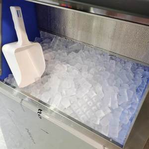 <b>Ice</b> <b>Maker</b> Machine Commercial 80kg Cube <b>Makers</b> Automatic Block Making for Business Price Home Food Shop Hzb-80fa 60kg 80kg 100kg - Product Image 3