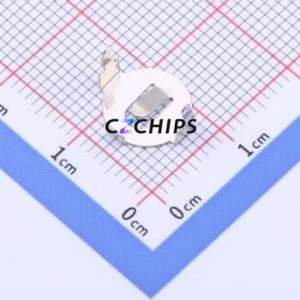 MY-927-03 Button & Strip Battery Connector Through hole Component (THT) Connector Battery Clip CR927 Steel Nickel - Product Image 1