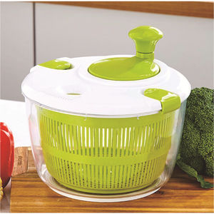 LM <b>Plastic</b> Push Type Fruits Drain <b>Basket</b> Rotation Multifunctional Vegetable Eco-Friendly Oven Safe 5L Kitchen Accessories - Product Image 6