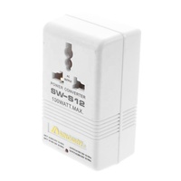 Convertisseur de tension transformateur SW-S12 100W 110V-220V 220V-110V, convertisseur de tension montant et descendant, voyage, blanc