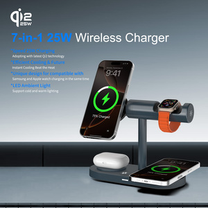 Nuevo Cargador Inalámbrico Magnético de Carga Súper Rápida <span class=keywords><strong>Q</strong></span>.2 de 25W con Ventilador TEC, Estación de Carga 7 en 1 para <span class=keywords><strong>iPhone</strong></span> 17 y Samsung - Product Image 4