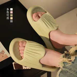 Custom slides Manufacturer indoors slide sandals Summer flip flop house soft cheap femme fashion design slipper