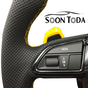 <span class=keywords><strong>Volante</strong></span> de Cuero Negro y Ante para Audi A8 A3 A4 A5 A6 R8 C7 B6 B8 B9 RS3 8V RS4 RS6 RS7 SQ5 Q3 Q5 Q7 TT RS - Product Image 3