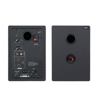 N-Audio NOUVEAUX B3BT Enceintes de Monitoring Actives Professionnelles pour Studio Senior, Woofer Bleu avec Amplificateur Intégré 7.1 Canaux