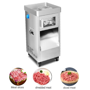 Cortadora de carne HONGDING, totalmente de acero, de grado comercial, cuerpo reforzado, lavable, para procesamiento de carne - Product Image 1