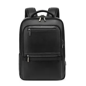 Tas punggung bepergian kulit kustom pabrik ransel bisnis tas punggung bepergian ransel Laptop bepergian luar ruangan