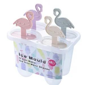 4Pcs Popsicle Mallen Maker Voor Kids, Leuke Kraan Ice Pop Mallen Laden Voor Zelfgemaakte Ijslolly-Bpa Gratis