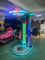 Machine de jeu d'arcade électronique de boxe et de frappe sur sac, à monnayeur, en métal, pour centre de divertissement