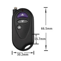 Premium Build 433MHz universel face à face Clone télécommande 4 boutons RF porte-clés pour volet roulant et porte de barrière