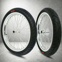Ensemble de roues Supermoto haute performance de 17 pouces, compatible avec Surron Light Bee X LBX Talaria Sting 17x1.60 17x2.15, pneus CST chromés argentés