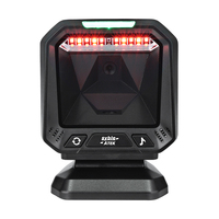 Lecteur de codes-barres omnidirectionnel CMOS 1D et 2D, lecteur de bureau mains libres, vitesse de numérisation élevée AK-9608H