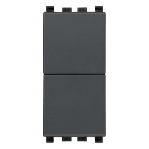 ปุ่มสีเทาหมายเลข 10A แบบอิสระสองปุ่ม ขนาด 4.1X2.8X5.3 สวิตช์ควบคุมระยะไกล - Product Image 1