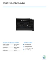 Controlador Lógico Programable (PLC) Usado Siemens SIMATIC S7-222-1BB23-0XB8 CPU 222 para Automatización Industrial