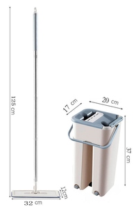 <span class=keywords><strong>A2218</strong></span> Outil de lavage de salle de bain à main libre Nettoyant pour nettoyage ménager Vadrouille plate à gratter - Product Image 6