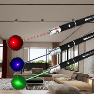 Puntatore <span class=keywords><strong>Laser</strong></span> Interattivo per Gatti con Luce LED Rossa, Verde e Blu, Ricaricabile USB, in Alluminio Moderno, Potente Giocattolo per Esercizio - Product Image 6