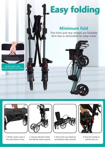 Simplywalk Appareil de marche en alliage d'aluminium 136 kg avec siège, équipement de rééducation pour adulte, conforme à la norme UKCA - Product Image 3