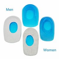 Semelles antidérapantes en gel souple en silicone avec rembourrage en matériau PU pour le confort et le soutien.