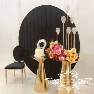 Черный бархатный свадебный фон с воздушными шарами для мероприятий - Product Image 2