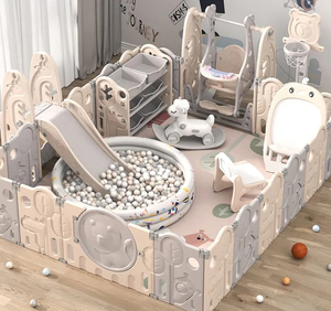 Feelbaby Pliant Intérieur En Plastique Bébé Parc 2023 Nouvelle Clôture Pour Enfants - Product Image 4