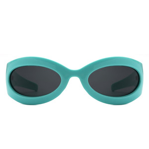 Albion - Lunettes de soleil ovales rétro enveloppantes - Product Image 4