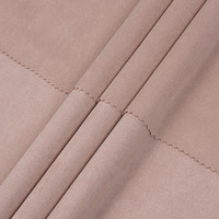 Tissu en microfibre polyester spandex extensible double face 340G/360G