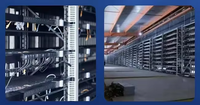 Boîtier de distribution triphasé 63A PDU 6 voies C19 Entrée 400V Sortie 230V 6 prises IEC 60309 IP68 Verrouillage intelligent pour rack de serveur centre de données