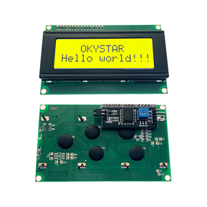 Module LCD Série IIC OKY4007-1 2004A 20*4 avec rétroéclairage jaune-vert 5V, écran LCD à caractères - Product Image 1