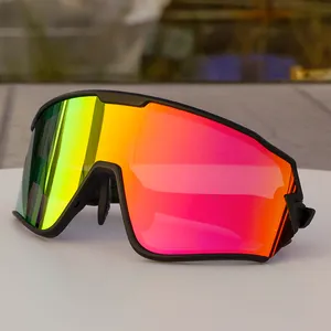 HUBO lunettes de soleil de sport vente en gros logo personnalisé lunettes de soleil de cyclisme mousse magnétique lunettes de plein air