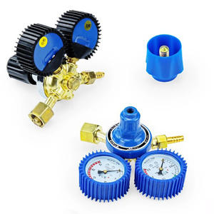 Regulador de Presión de Cilindro de Acetileno de Alta Presión, Manómetro a Prueba de Golpes con Válvulas Reductoras de Presión de Propano, CO2 y Oxígeno - Product Image 1