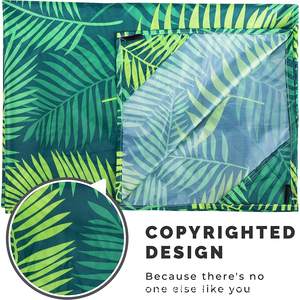 Manta de Playa WOQI 107x77cm, Impermeable, Resistente a la Arena, Rectangular, de PVC, para Picnic Familiar, Camping y Uso en la Playa - Product Image 2