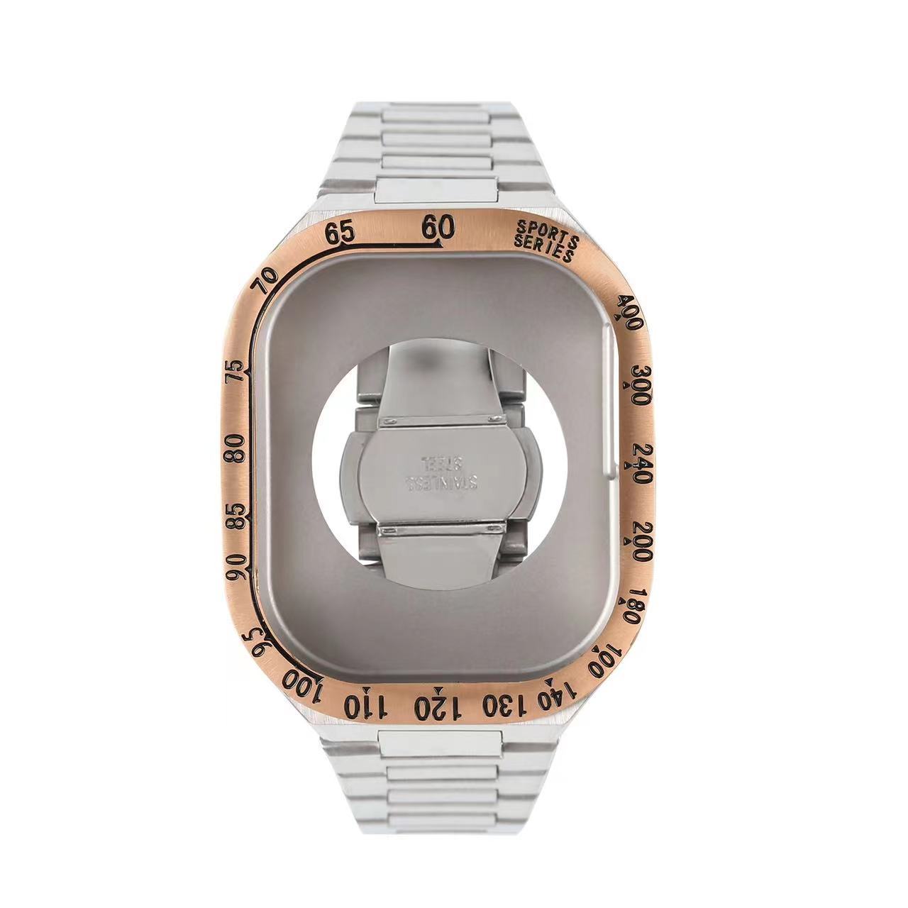 silver rose gold