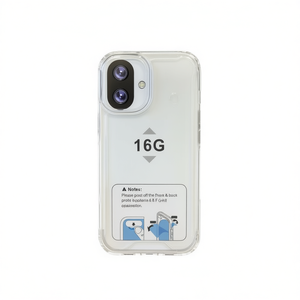Coque de téléphone transparente 16G, coque arrière transparente pour iPhone, protection de l'appareil photo, ajustement fin - Product Image 2
