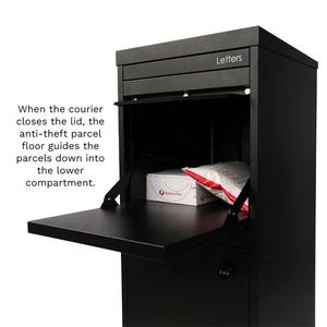 Metallo esterno in piedi cassetta postale giardino tipo cassetta delle lettere per la consegna della posta per il portico di Villa/casa o scatola dei <span class=keywords><strong>pacchi</strong></span> - Product Image 2