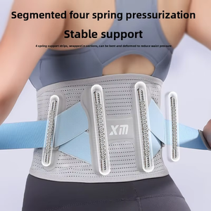 <span class=keywords><strong>Ceinture</strong></span> de soutien <span class=keywords><strong>lombaire</strong></span> respirante, élastique, amincissante, pour le sport et le travail, à double traction dorsale - Product Image 3