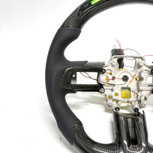 พวงมาลัยคาร์บอนไฟเบอร์ LED สำหรับรถฟอร์ด มัสแตง จีที วี6 อีโคบูสต์ เชลบี จีที350 จีที500 ปี 2015 2016 2017 2018 2019 2020 2021 2022 2023 - Product Image 3