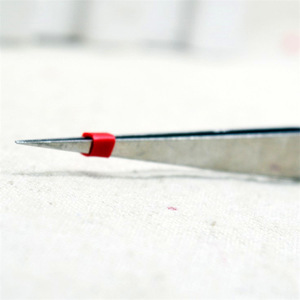 Pinces antistatiques en acier inoxydable, pinces de précision à pointe fine, à pointe droite et à pointe courbée, fabrication industrielle - Product Image 4