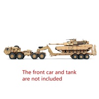 Kit de modèle DIY d'équipement militaire lourd HG P806 TRASPED 1/12 pour camion et remorque semi-remorque RC en métal moulé sous pression U.S M747 6x6